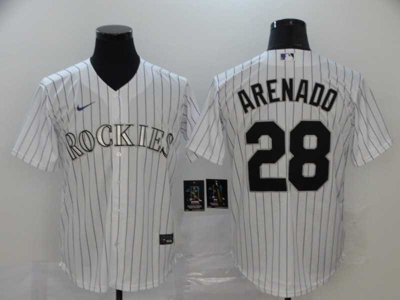 Rockies 28 Nolan Arenado White 2020 Nike Cool Base Jersey,We sell and wholesale Rockies 28 Nolan Arenado White 2020 Nike Cool Base Jersey on line form chian!